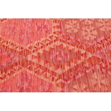 Tappeto Kilim Afghanistan rosso arancione 159x197