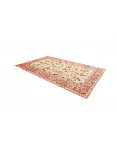 Tappeto Kazak Fine Pakistan marrone giallo 200x314