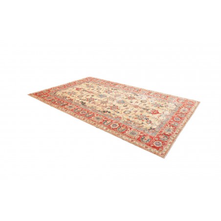 Tappeto Kazak Fine Pakistan marrone giallo 200x314