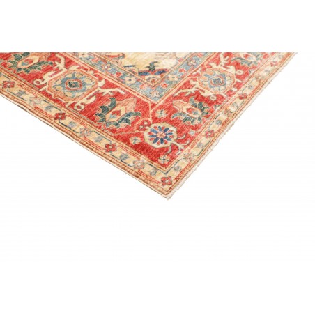 Tappeto Kazak Fine Pakistan marrone giallo 200x314