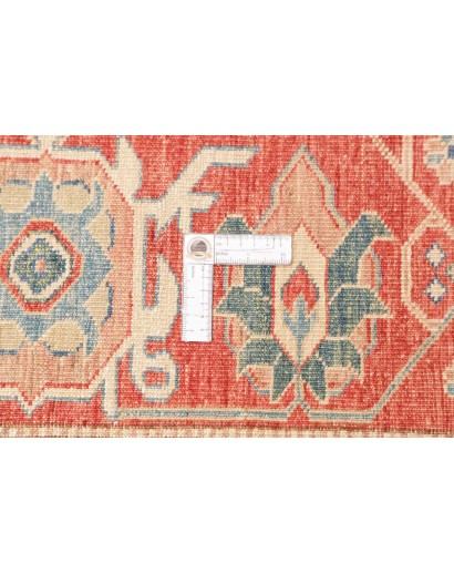 Tappeto Kazak Fine Pakistan marrone giallo 200x314