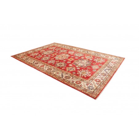 Tappeto Kazak Fine Pakistan marrone bianco 214x311