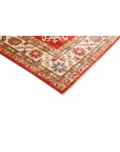 Tappeto Kazak Fine Pakistan marrone bianco 214x311
