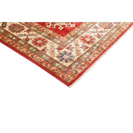 Tappeto Kazak Fine Pakistan marrone bianco 214x311