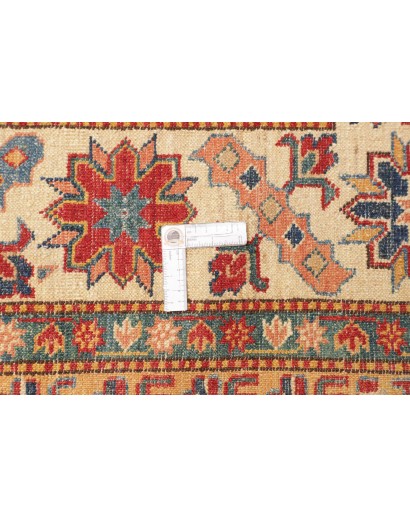 Tappeto Kazak Fine Pakistan marrone bianco 214x311