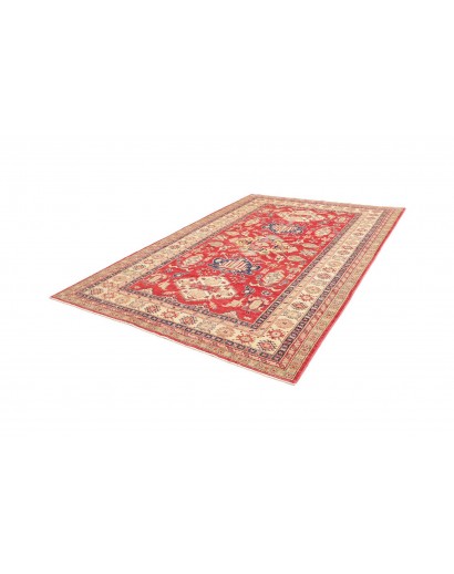 Tappeto Kazak Fine Pakistan marrone grigio 202x290