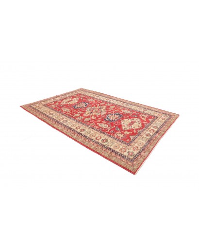 Tappeto Kazak Fine Pakistan marrone grigio 202x290
