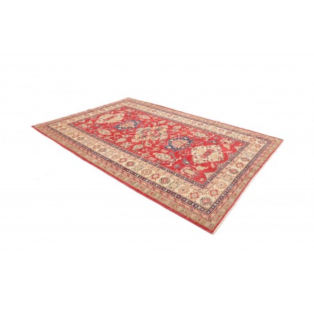 Tappeto Kazak Fine Pakistan marrone grigio 202x290