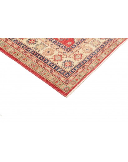 Tappeto Kazak Fine Pakistan marrone grigio 202x290