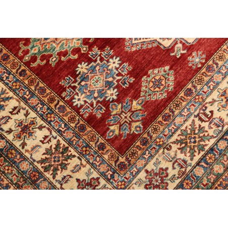 Tappeto Kazak Fine Pakistan marrone giallo 209x290