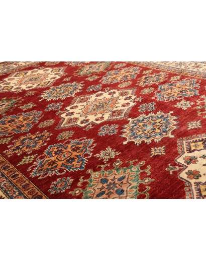 Tappeto Kazak Fine Pakistan marrone giallo 209x290
