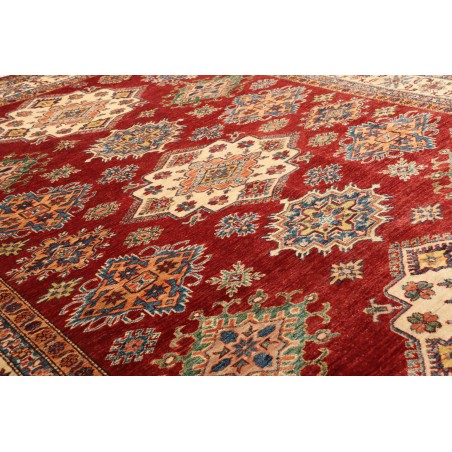 Tappeto Kazak Fine Pakistan marrone giallo 209x290