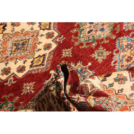 Tappeto Kazak Fine Pakistan marrone giallo 209x290
