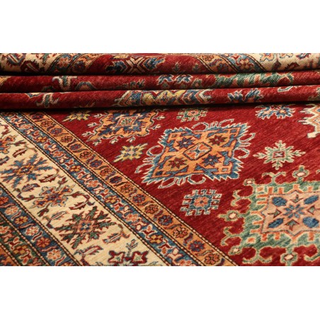 Tappeto Kazak Fine Pakistan marrone giallo 209x290