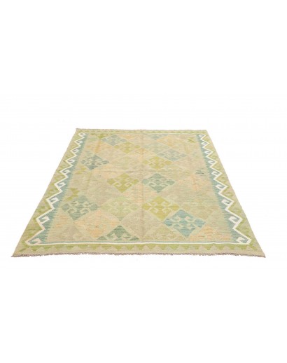 Tappeto Kilim Afghanistan marrone 154x211