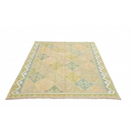 Tappeto Kilim Afghanistan marrone 154x211