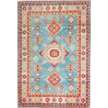 Tappeto Kazak Afghanistan beige marrone 198x293