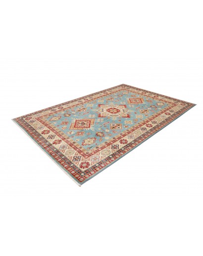 Tappeto Kazak Afghanistan beige marrone 198x293