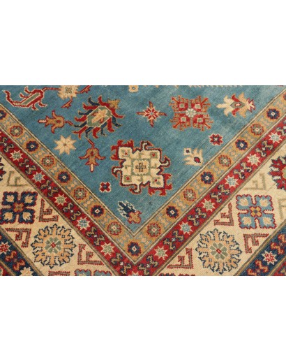 Tappeto Kazak Afghanistan beige marrone 198x293