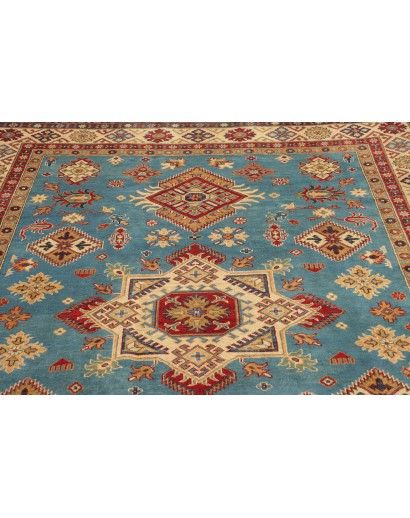Tappeto Kazak Afghanistan beige marrone 198x293