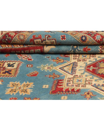 Tappeto Kazak Afghanistan beige marrone 198x293
