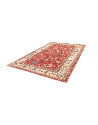 Tappeto Kazak Fine Pakistan marrone grigio 206x304