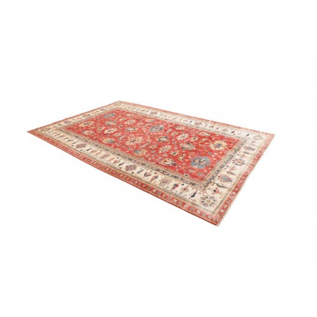 Tappeto Kazak Fine Pakistan marrone grigio 206x304