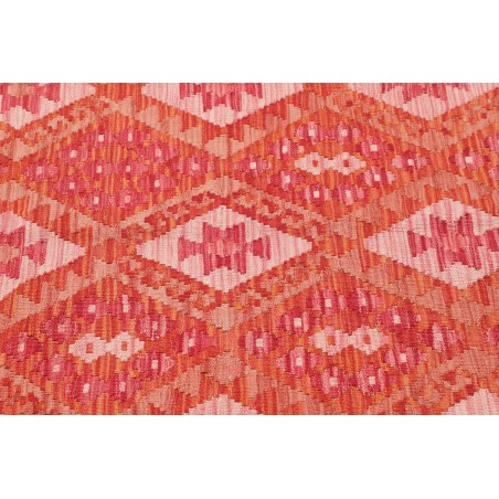 Tappeto Kilim Afghanistan rosso arancione 158x192