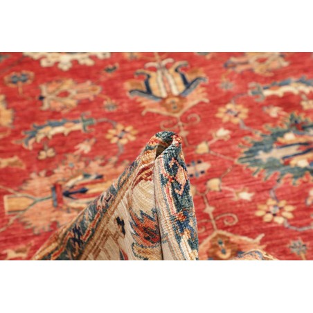 Tappeto Kazak Fine Pakistan marrone grigio 206x304