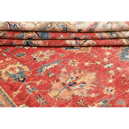 Tappeto Kazak Fine Pakistan marrone grigio 206x304