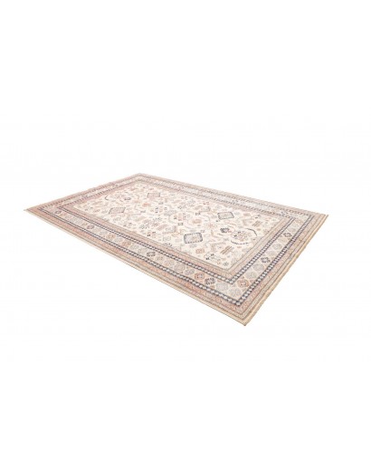 Tappeto Kazak Fine Pakistan bianco marrone 204x295