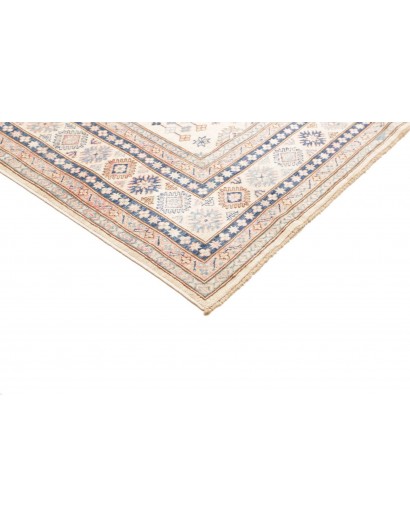 Tappeto Kazak Fine Pakistan bianco marrone 204x295