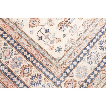 Tappeto Kazak Fine Pakistan bianco marrone 204x295