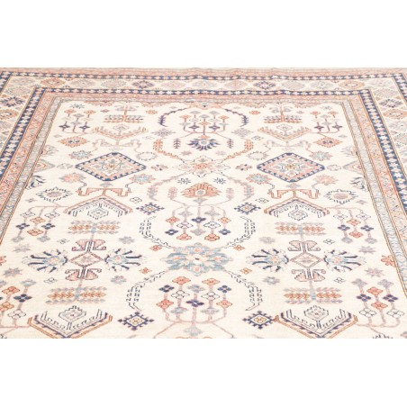 Tappeto Kazak Fine Pakistan bianco marrone 204x295
