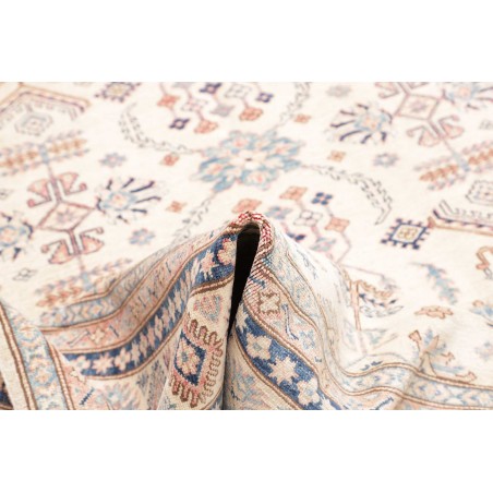 Tappeto Kazak Fine Pakistan bianco marrone 204x295