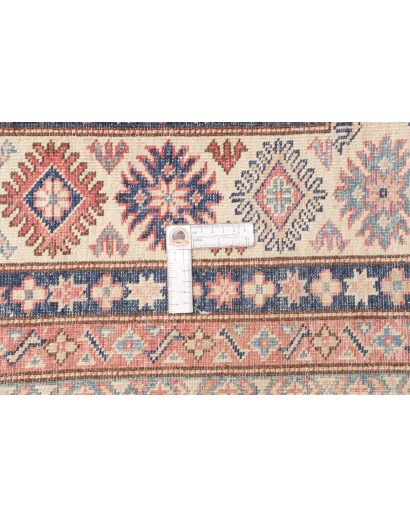 Tappeto Kazak Fine Pakistan bianco marrone 204x295
