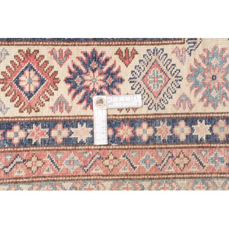 Tappeto Kazak Fine Pakistan bianco marrone 204x295