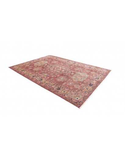 Tappeto Kazak Fine Pakistan marrone grigio 207x290