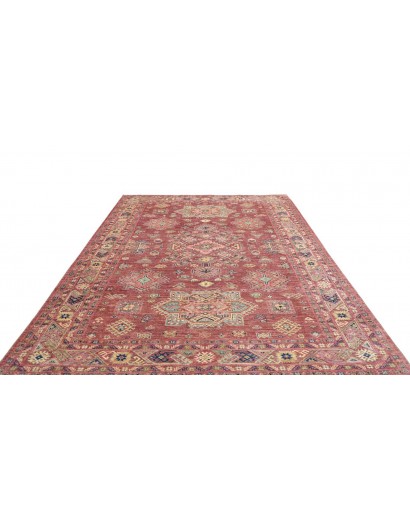 Tappeto Kazak Fine Pakistan marrone grigio 207x290