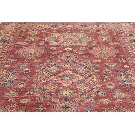Tappeto Kazak Fine Pakistan marrone grigio 207x290
