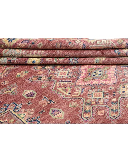 Tappeto Kazak Fine Pakistan marrone grigio 207x290