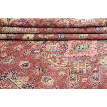 Tappeto Kazak Fine Pakistan marrone grigio 207x290