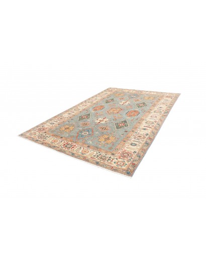 Tappeto Kazak Fine Pakistan beige bianco 208x303