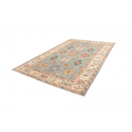 Tappeto Kazak Fine Pakistan beige bianco 208x303