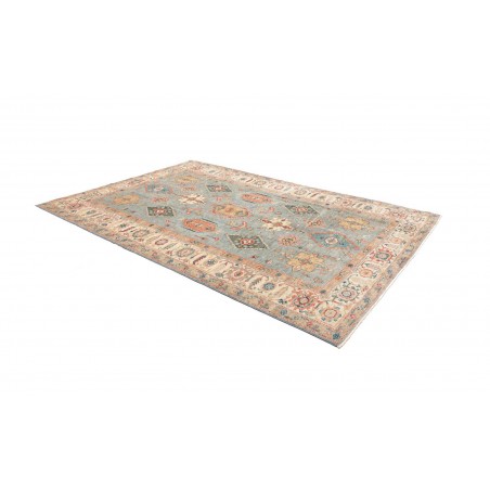 Tappeto Kazak Fine Pakistan beige bianco 208x303