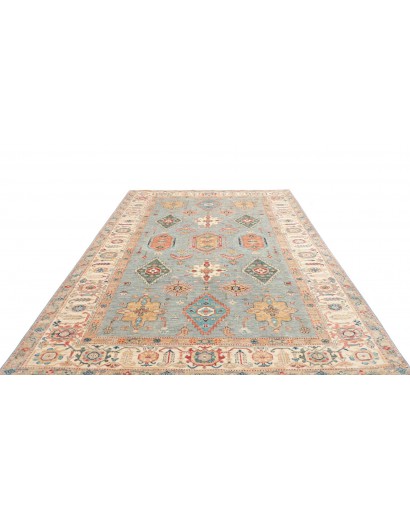 Tappeto Kazak Fine Pakistan beige bianco 208x303