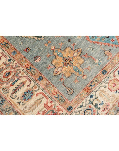 Tappeto Kazak Fine Pakistan beige bianco 208x303