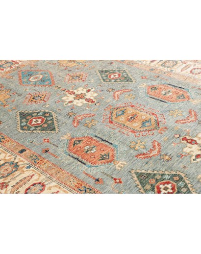 Tappeto Kazak Fine Pakistan beige bianco 208x303