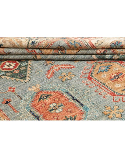 Tappeto Kazak Fine Pakistan beige bianco 208x303