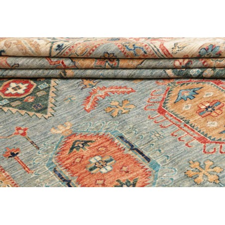 Tappeto Kazak Fine Pakistan beige bianco 208x303